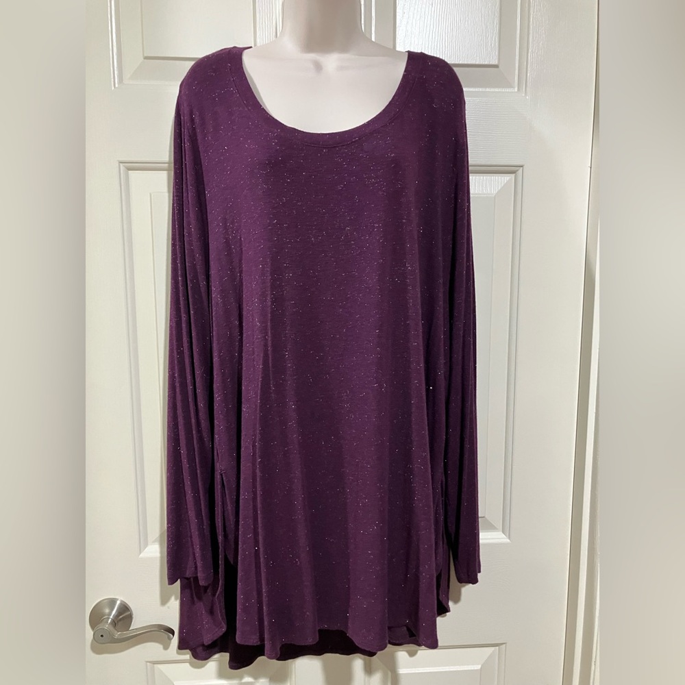 Ava Viv woman size 3X pullover scoop neckline top